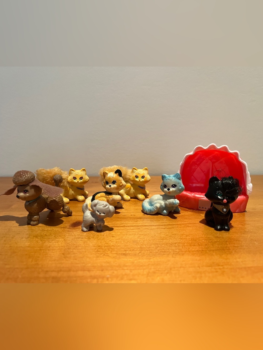 Vintage 90s Littlest Pet Shop Cat & Dog Lot Kenner